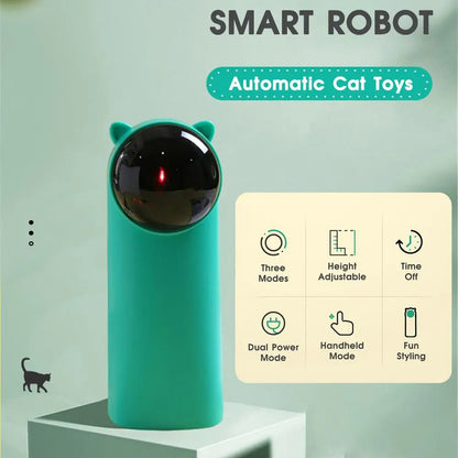 Automatic Cat Teaser LED Red Laser Indoor Cat Cat Pet Toy Smart Tease Pet Laser Teaser Interactive Light Cat Toy Pet Exercise