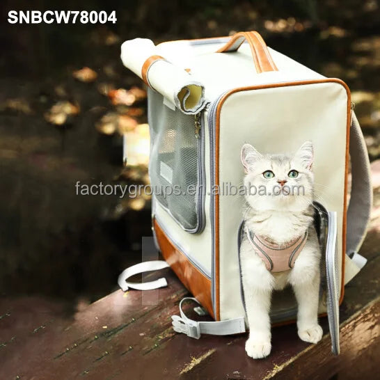 Cat Bag Large-capacity Pet Convenient Outdoor Portable and Breathable Shoulder Dog Backpack Pet Bag