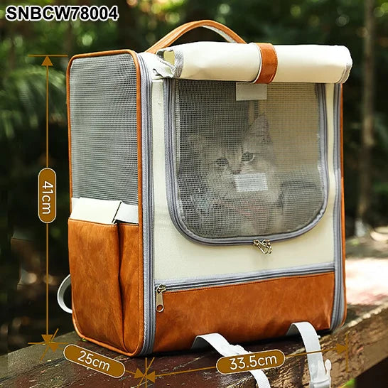 Cat Bag Large-capacity Pet Convenient Outdoor Portable and Breathable Shoulder Dog Backpack Pet Bag