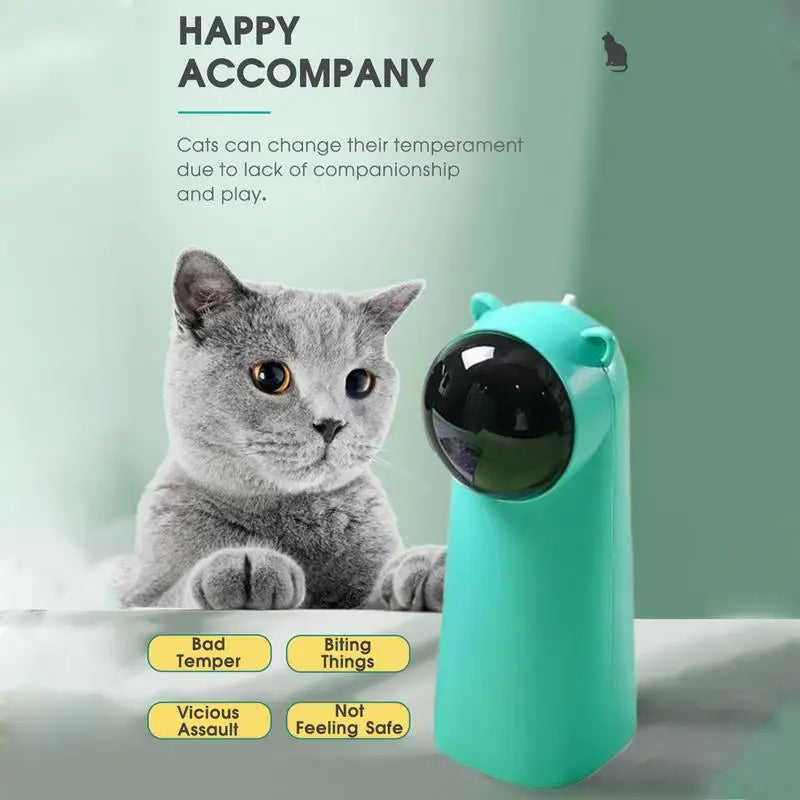 Automatic Cat Teaser LED Red Laser Indoor Cat Cat Pet Toy Smart Tease Pet Laser Teaser Interactive Light Cat Toy Pet Exercise